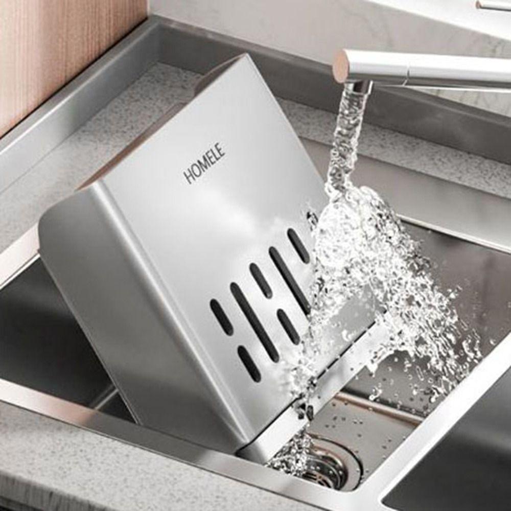 Self Adhesive Chopsticks Holder Plastic Tableware Storage Box Fashion Chopsticks Tube  Spoon