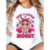 Cute Cow Blowing Bubble Gum T-Shirt