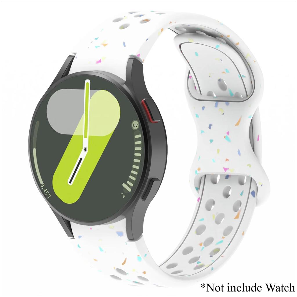 Silikonový řemínek pro Samsung Galaxy Watch 7 FE 6 4 Classic 5 pro 44mm 40mm 43mm 47mm 45mm Náramek pro Galaxy Watch 6 7 Řemínek