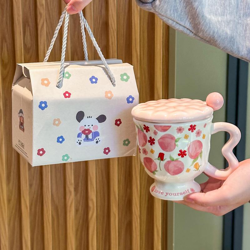Send Girls Birthday Gifts, Ceramic Mugs, Souvenirs, High-value Couples Drinking Cups, Girlfriends Practical Gift Boxes