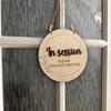 In Session Door Sign for Therapists - Please Do Not Disturb Sign for Office Door, Welcome Please Knock Sign for Counseling, Massage Therapy &