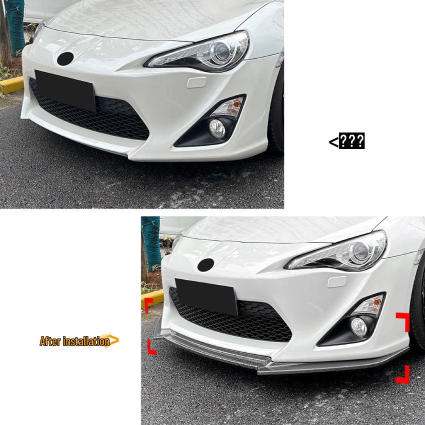 Toyota 86 GT86 FT86 2012-2016 Front Lip Splitter Spoiler Exterior Trim