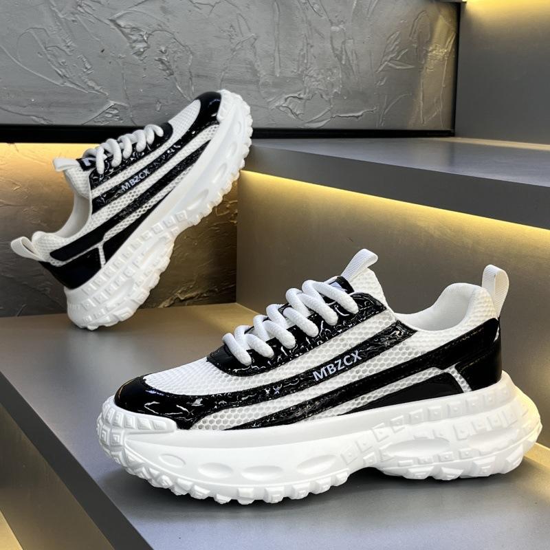 Summer new breathable mesh shoes casual platform dad shoes mbz