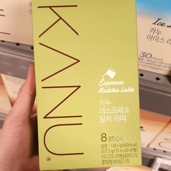 Kanu Premium Espresso Matcha Latte Stick Coffee 17.3g x 8 Sticks 138.4g
