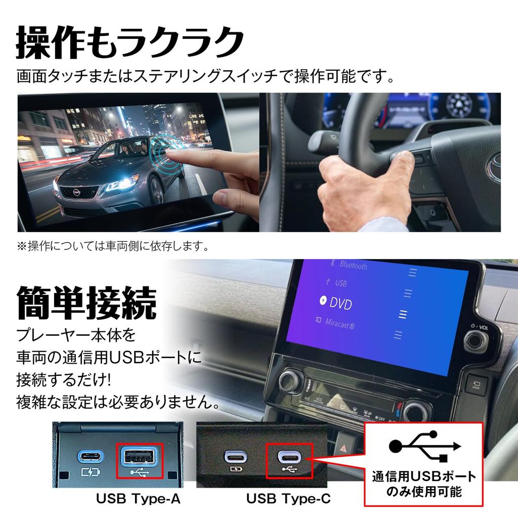 MAXWIN Car DVD Player Display Audio, Compatible with select Toyota/Lexus vehicles, USB connection, External, Vertical/Horizontal mounting, Slot-in