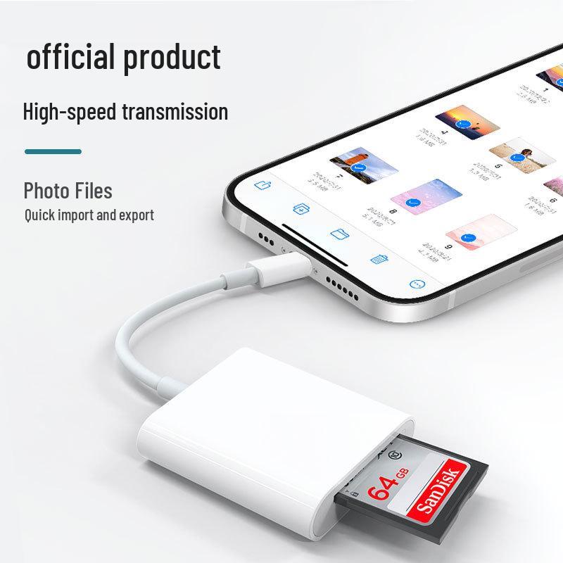 Pingguo Mobile Phone Card Reader & SDTF Multifunctional OTG Converter Cable for Camera & Tablet