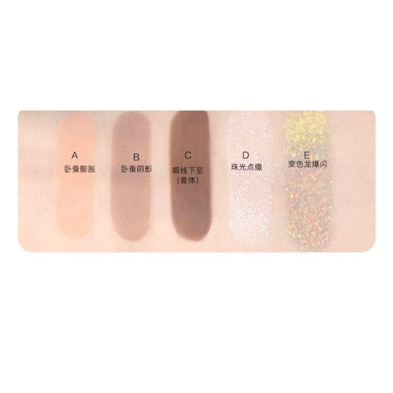 GELLA'S - Eyelight Dreamweaving Under-Eye Palette - Y01#Chill Milk Apricot