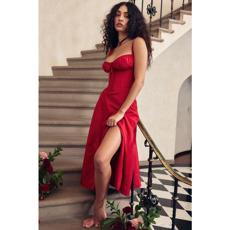 Summer Dress with Camisole, Gentle Style Dress, Children's French Style Dress