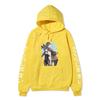 Rascal Does Not Dream of Bunny Girl Senpai Mai Sakurajima Unisex Fleece Hoodie Vertical Japanese Text Sleeve Anime Print Long Sleeve Sweatshirt