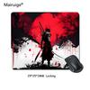 Samurai Warrior Mouse Pad Gamer Computer Accessories Keyboard Table Mat Black Mousepad Company Gaming Laptop Desk Accessory Pc