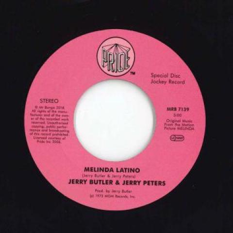 7inch Record JERRY BUTLER, JERRY PETERS / JIMMY  - Melinda Latino / I'm Gonna Love You MRB7139 Mr Bongo 2018 UK Soul/Funk
