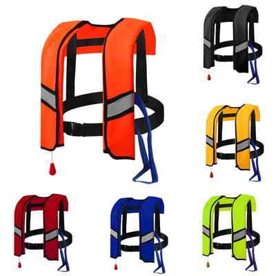 Fully Automatic Life Jacket With Reflectors For Outdoor Adventures, Automatic Inflation Function And Safety Whistle, Ideal For And Trips