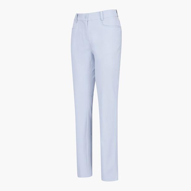 LECOQ GOLF Women'S Back Waist Textured Slim Straight Pants (Gp122Lpt31)