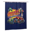 Blaze And The Monster Machines Crew Shower Curtain Bathroom Polyester Waterproof Bath Curtains With Hooks