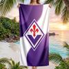 Telo da Spiaggia Asciugatura Rapida Fiorentina FC Stampa Microfibra Assorbente Portatile da Viaggio Asciugamano da Nuoto