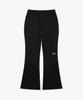LMC Wm Shirring Boots Cut Sweat Pants Black