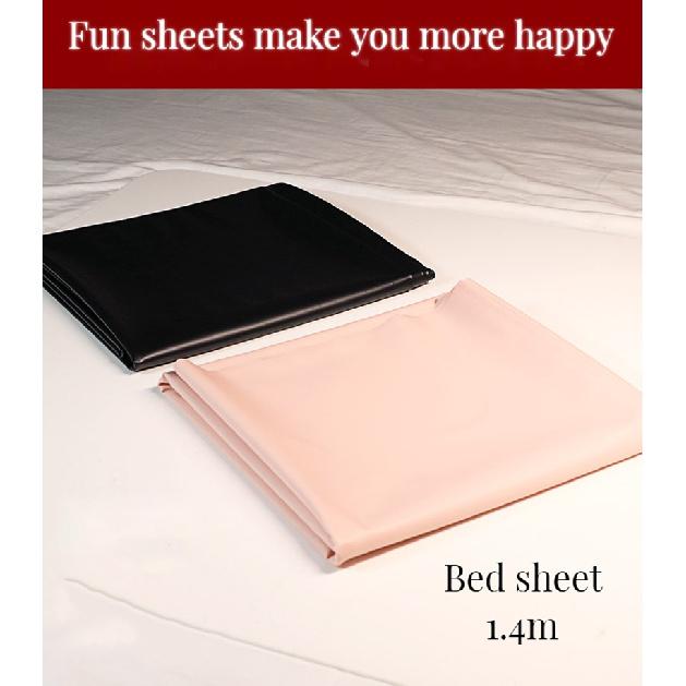 2M PVC Plastic Waterproof Sheets Home Outdoor Adult Sex Bed Cover Black/Skin Color Hypoallergenic Mattress Cover Sex