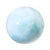 Larimar Round No with Natural Power Healing Polished Raw Mineral Bead, Approx. 10.5mm, Hole, Pouch, Stone, Stone, Stone, Love,