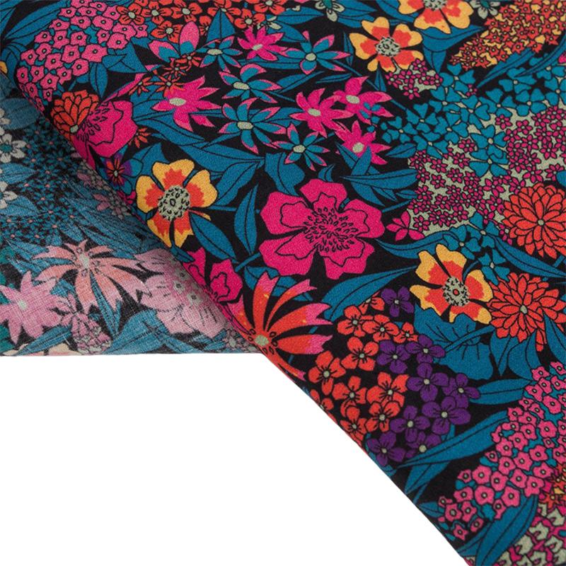 

100x140cm Pastoral Style Floral Poplin Cotton Fabric DIY Dress Children s Clothes Bedding Quilt Upholstery DIY Crafts 100x140cm