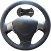 Capa de Volante de Carro Couro Microfibra Costura Enrolador de Volante Adequado para Toyota Corolla 2006-2010 Matrix 2009 Auris 2007-2009, Preto