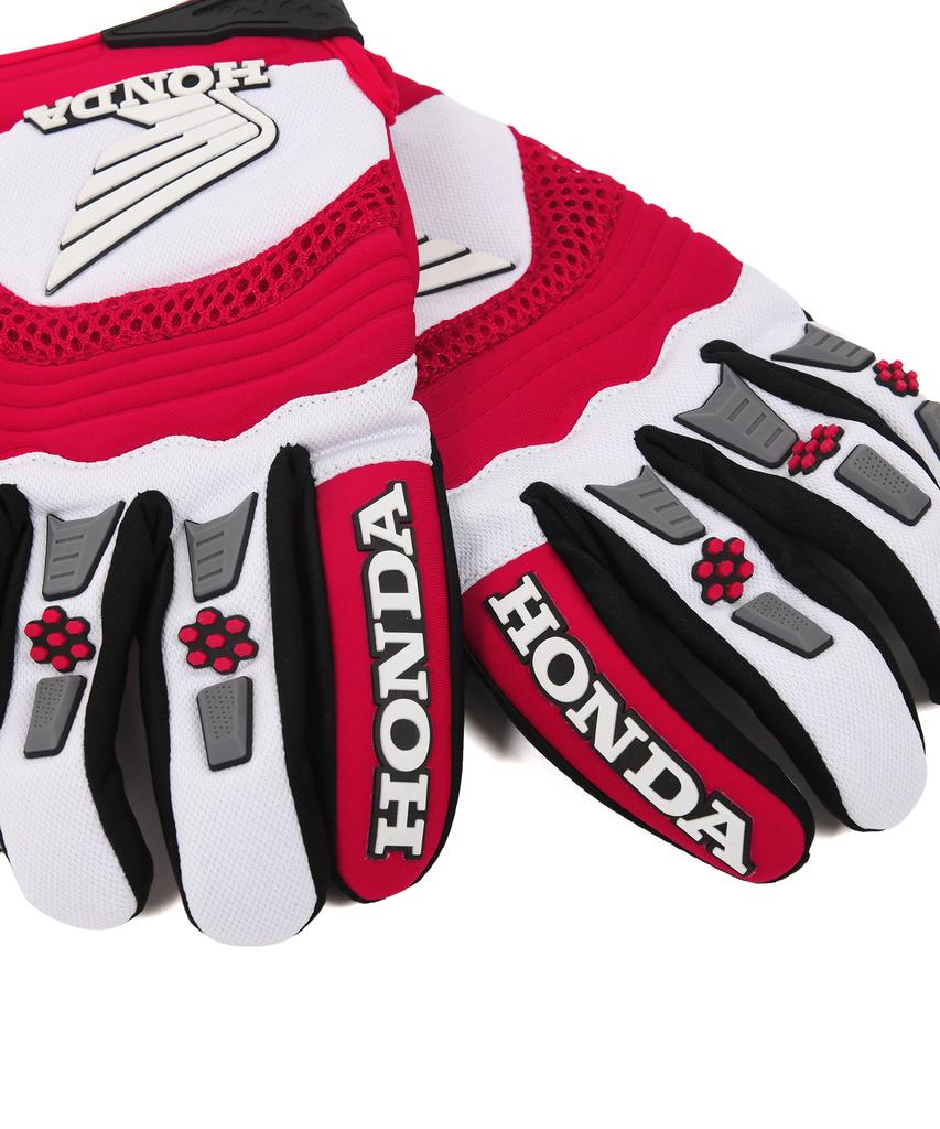 PHYPS MOTORCYCLE Velcro Motorcycle Gloves Red