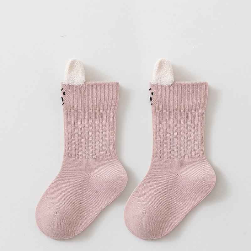 Cute Kids Socks For Girls Boys Soft Cotton Baby Toddler Boy Girl Sock Cartoon Children's Short Socks Autumn Winter 0-8Years New