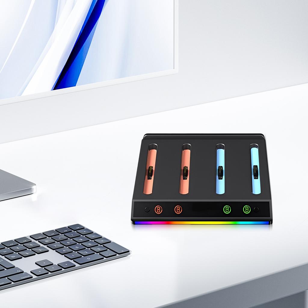 4-in-1 Cooling Charging Dock TV Expansion Base Charging Stand Station Charged Docking Station for Switch 2