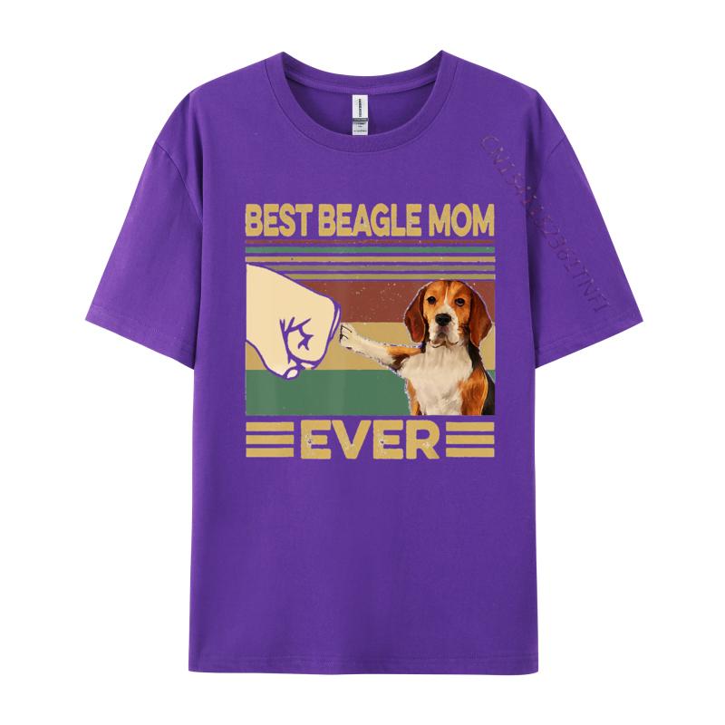 Best Beagle Mom Ever Tshirt Cotton Mens T Shirts Tops Tees Retro Printed Hot Sale Top Quality 3xl Men Clothing