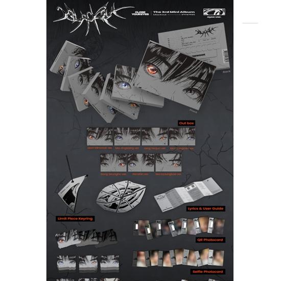 CLOSE YOUR EYES - 3rd Mini Album - Blackout(eyes Ver.)