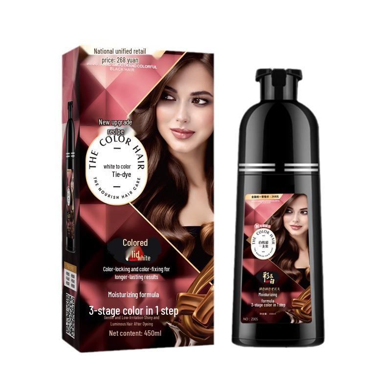 Colorful Bubble Dye Cream - Non-Irritating, Plant-Based Hair Color