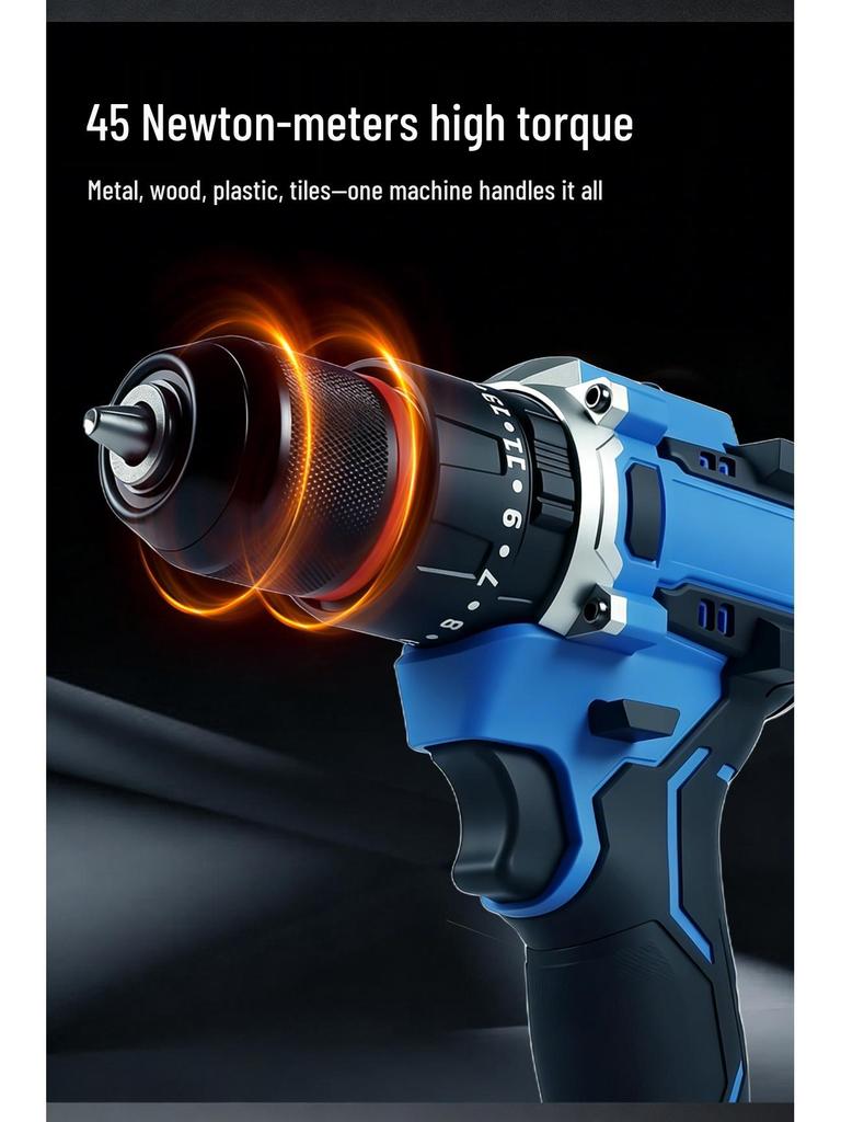 Brushless Lithium Battery Compact Pistol Drill with 48-Hour Shipping
