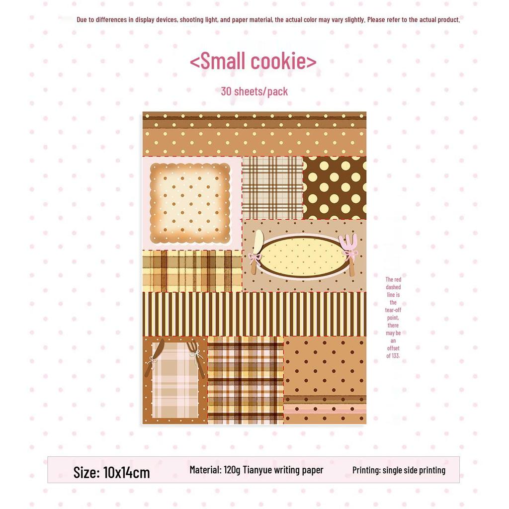 Patchwork Dream Town Sticky Notes: Planner Memo, Message, Collage Decoration Material