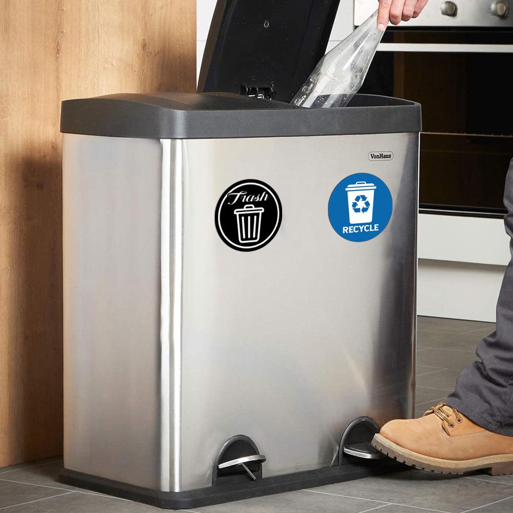 CT706 Magnetic Waste Sorting Sticker - Reusable Environmental Label