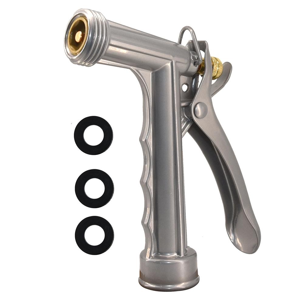 

5,5-дюймовый металлический портативный опрыскиватель для полива с резьбовым передним концом, многофункциональная пистолетная насадка, рукоятка, садовый дождеватель для полива