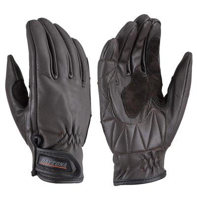Daytona Motorcycle Leather Standard Size 76382 Gloves, (Goatskin), Spring, Summer, Autumn, Winter, Gloves, Brown, L,