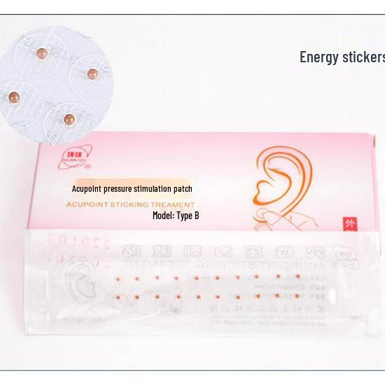 Global Brand Magnetic Ear Acupoint Stimulation Patch with Gold & Silver Beads