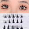 LuxeFlutter - Natural Volume Cluster Glue-Free False Eyelashes