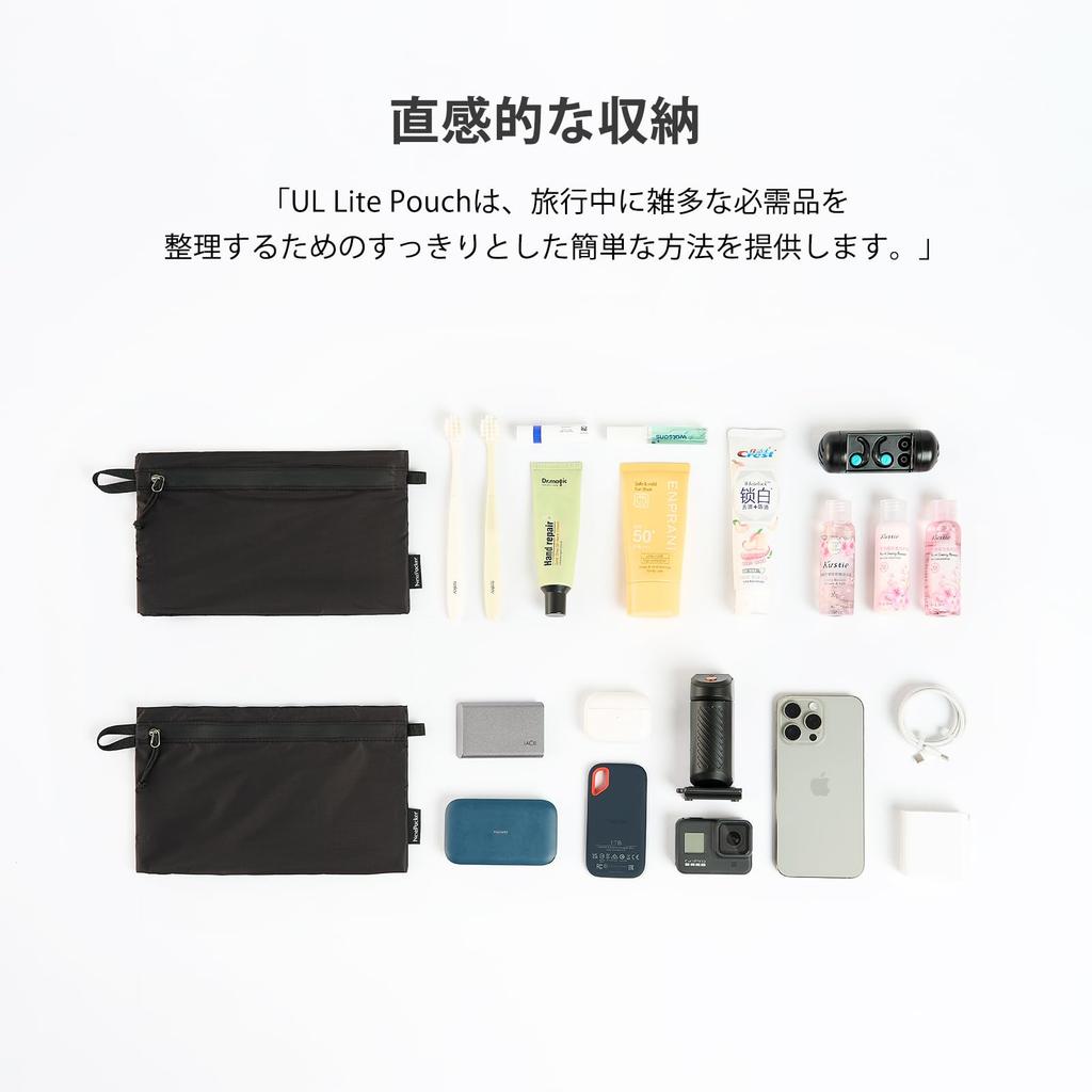 NextPacker Ultralight Gadget Pouch with SIM Card Multifunctional Travel Storage Small Slim Travel Convenient for Business Outdoors 2-in-1 &