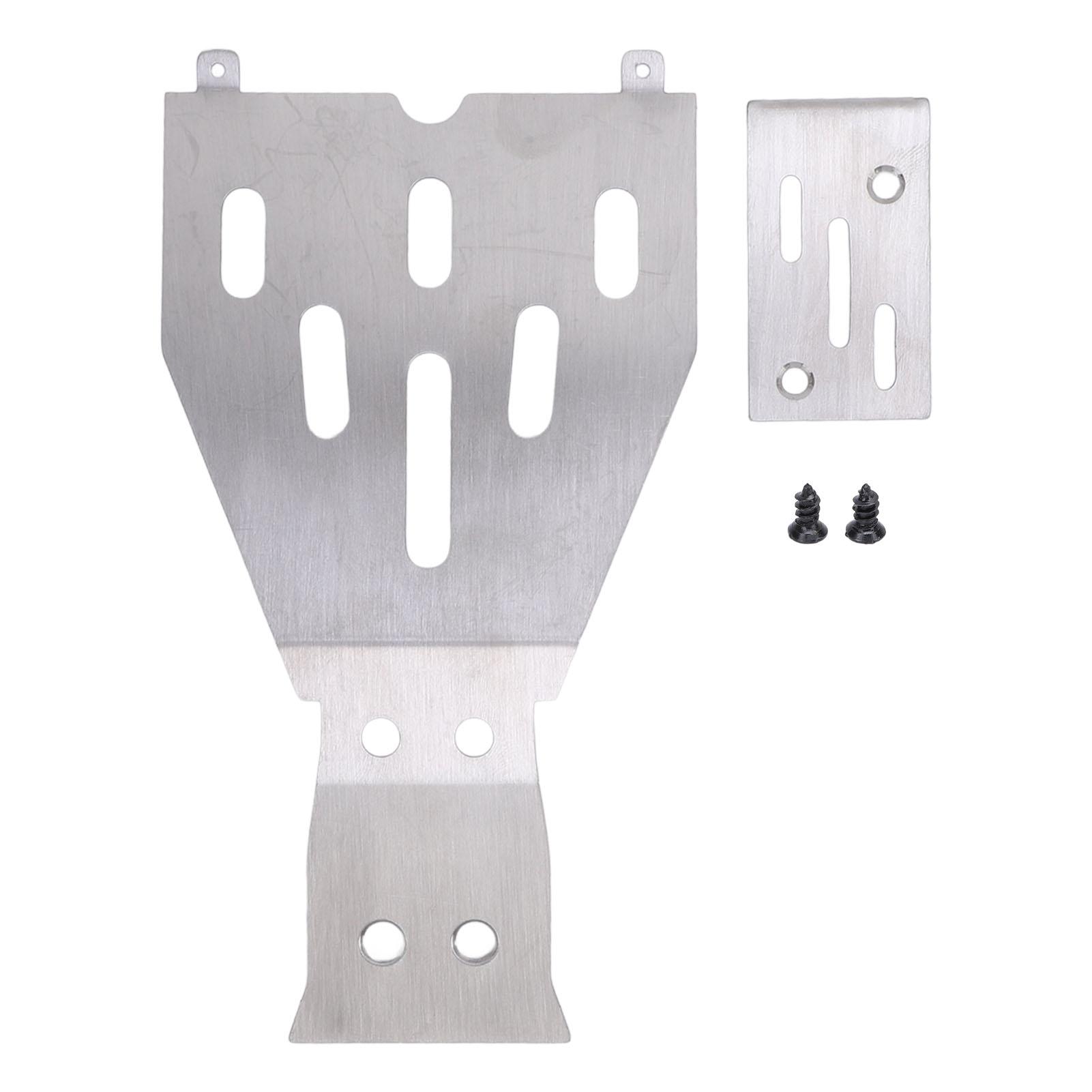 

RC Chassis Protective Plate Stainless Steel Chassis Guard Protective Plate for 110 Car Model