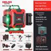 Delixi 12-Point High-Precision Green Laser Level for Outdoor Use