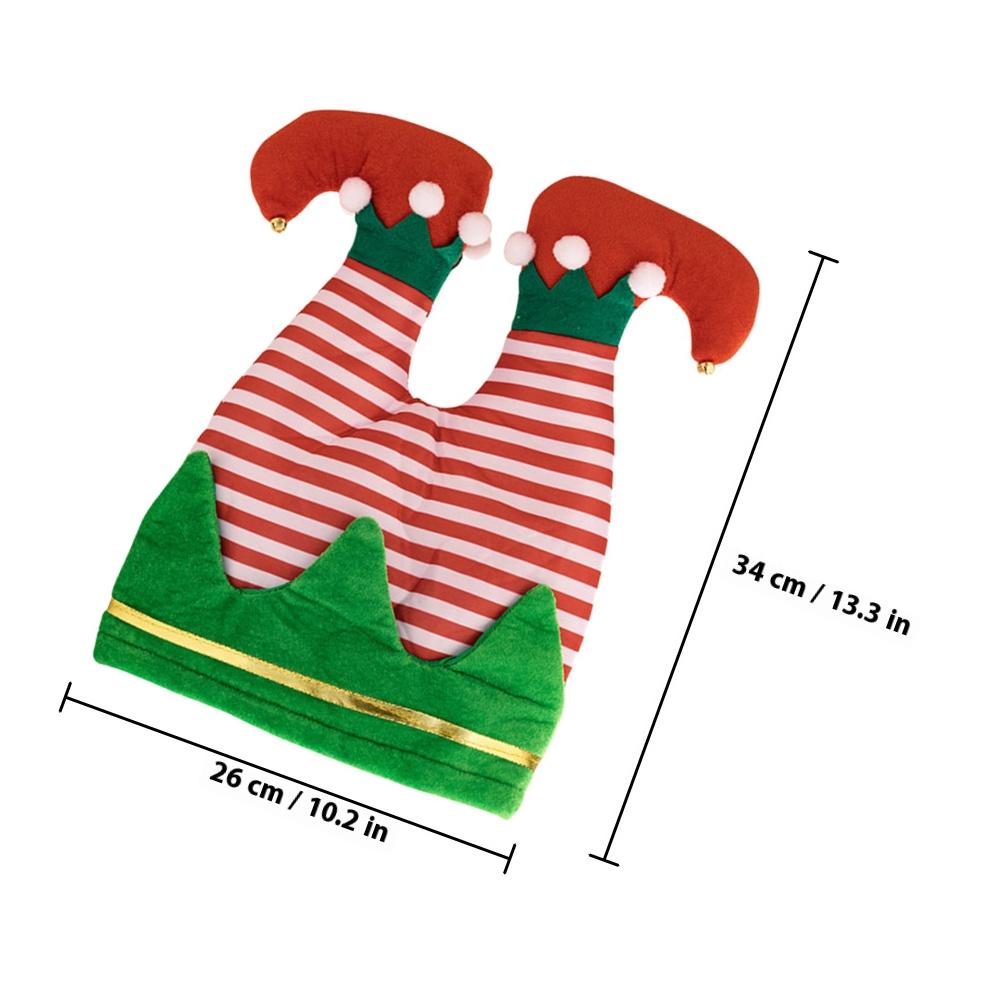 1 st Julhatt Benform Rolig Festmössa För Vuxna Tonåringar Juldekoration Huvudbonad Julhattar Festtillbehör Vinter