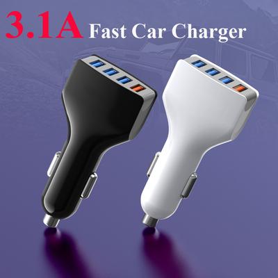 Original Auto Ladegerät 4 Port USB Quick Charge Qc 3,0 Für Iphone 13 Pro Max 12 11 Xiaomi Samsung Handy zubehör Ipad