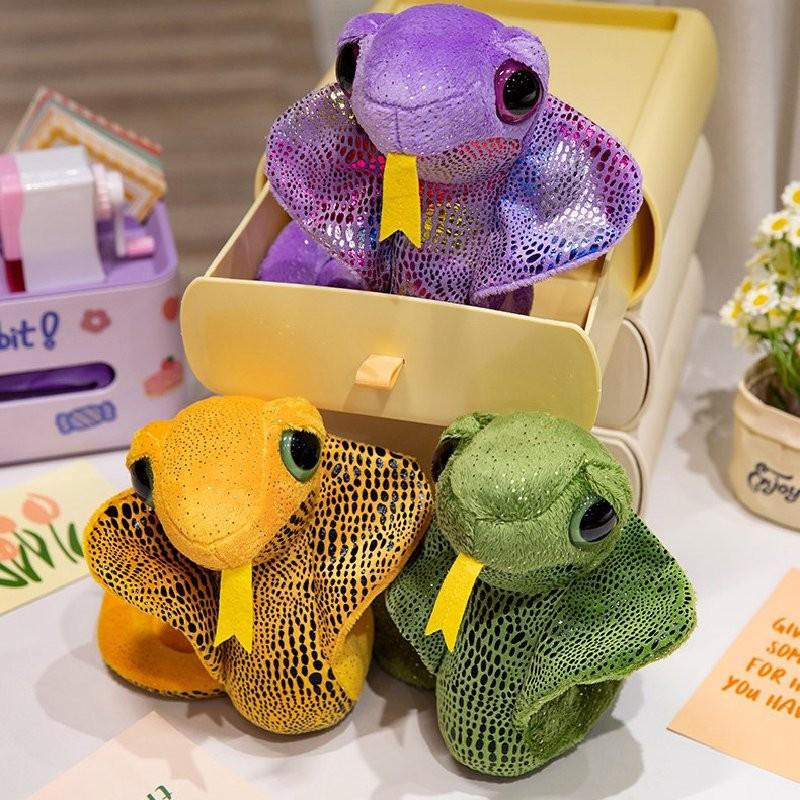 Adorable Plush Snake Doll Soft And Cuddly Serpent Toy For Kids In Various Colors