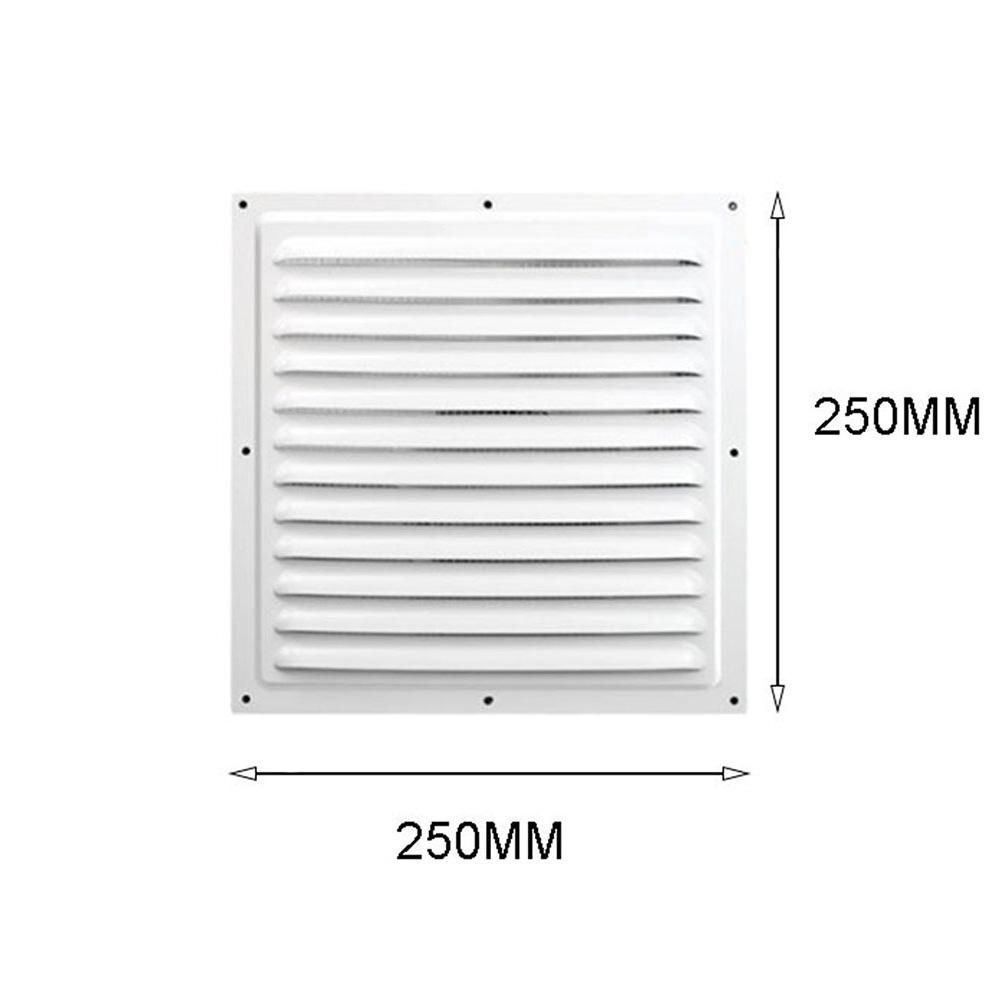 

Металлическая решетка для вентиляционной решетки, квадратная вентиляционная сетка, защитная сетка от насекомых 250x250mm