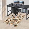 1 Stück Mops Knochen Extra Groß Rutschfester Teppich, Büro, Familie, Schlafzimmer, Studio - Großer TeppichJ0404