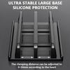 Dual-Slot Adjustable Vertical Laptop Stand Abs Plastic 4In1 Design Space-Saving For Macbook Chromebook Surface Hp Dell Book Ipad