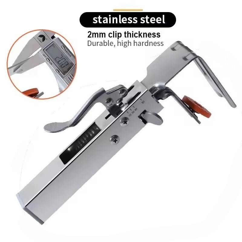 Drawer Fastening Clip Drawer Front Mounting Clip for Accurate and Quick Installation of Drawer Panels, Adjustable Fixed Clamp
