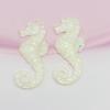 12 Stück Kawaii Süße Gemischte Cartoon Seepferdchen Flache Rückseite Harz Cabochons Scrapbooking DIY Schmuck Bastel Dekoration Zubehör G64