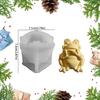 Flexible Frogs Shaped Silicone Mould With Detailed Texture Ideal For Handmade Candle Soaps Craft Easy Demolding