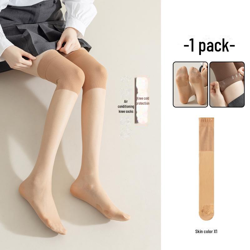 Women's Thin Summer Knee-High Anti-Slip Air Conditioning Stockings